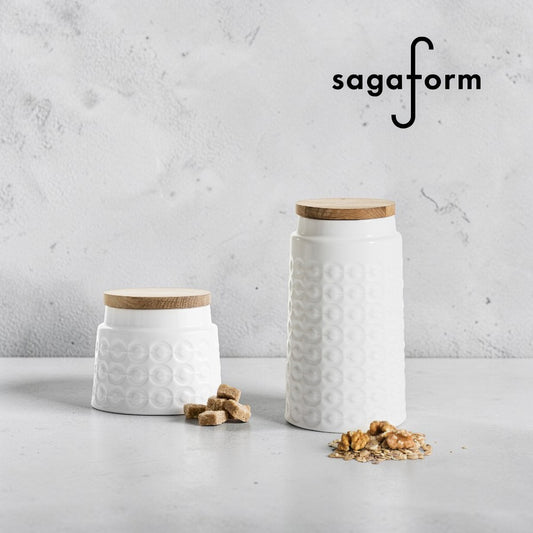 橡木蓋經典壓紋密封罐