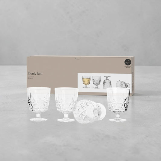 Juni 野餐高腳杯4入組