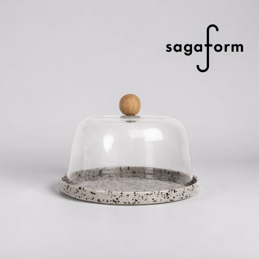 Ditte 附蓋起司甜點蛋糕盤