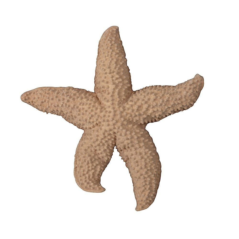 aelgmark北歐生活選物 starfish wall decor in soft beige, textured finish, perfect for children's rooms.